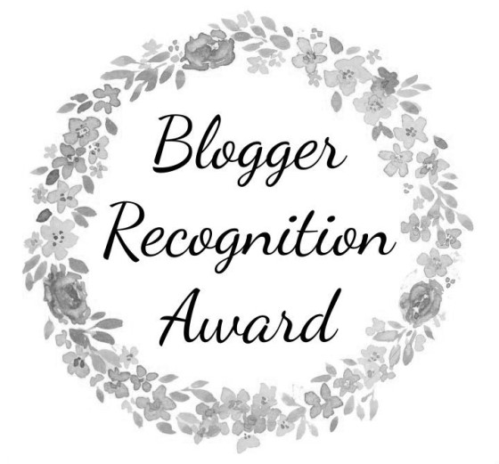 BLOGGER RECOGNITION AWARD